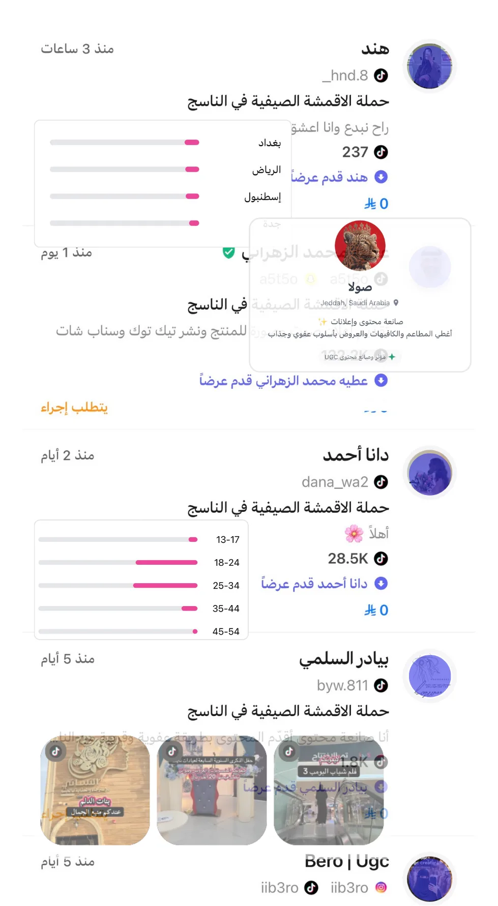 Managing a campaign in the Trendly iPhone app